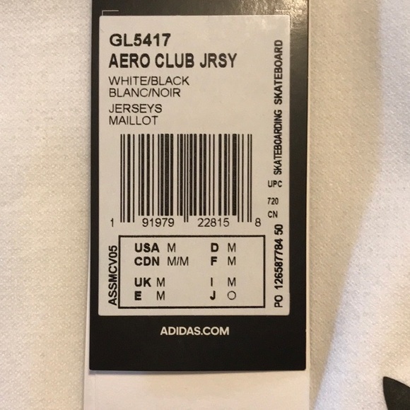 BNWT ADIDAS AERO CLUB JERSEY - Picture 4 of 4
